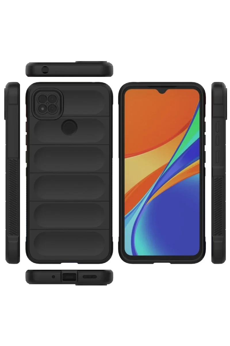 Xiaomi Redmi 9C Kılıf Optimum Silikon - Siyah Xiaomi Redmi 9C Kılıf Optimum Silikon - Siyah