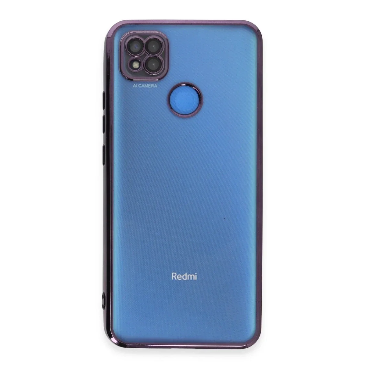 Xiaomi Redmi 9C Kılıf Razer Lensli Silikon - Mor Xiaomi Redmi 9C Kılıf Razer Lensli Silikon - Mor
