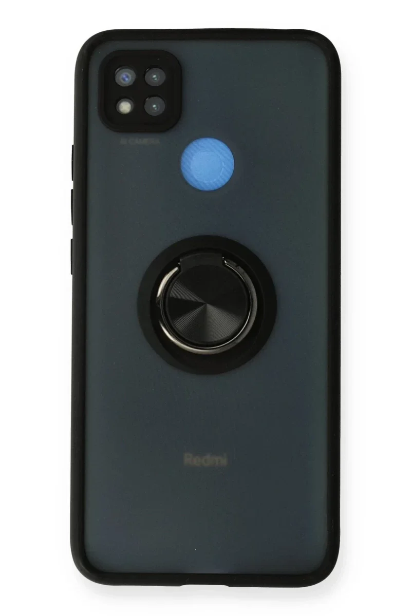 Xiaomi Redmi 9C Kılıf Montreal Yüzüklü Silikon Kapak - Siyah Fiyatı, Yorumları ve Özellikleri