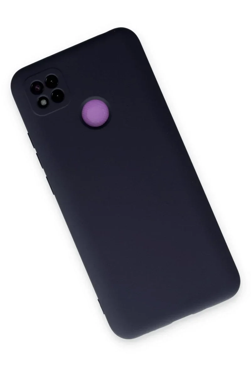 Xiaomi Redmi 9C Kılıf Nano içi Kadife Silikon - Lacivert Xiaomi Redmi 9C Kılıf Nano içi Kadife Silikon - Lacivert