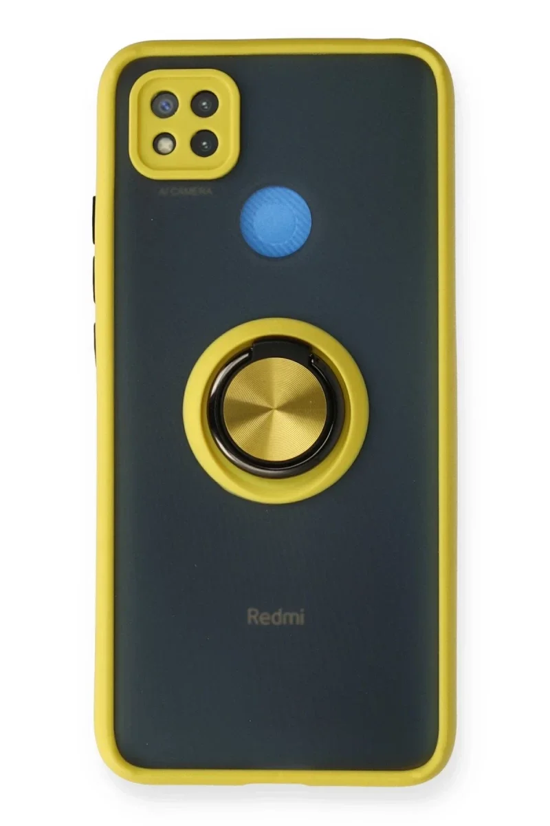 Xiaomi Redmi 9C Kılıf Montreal Yüzüklü Silikon Kapak - Sarı Fiyatı, Yorumları ve Özellikleri