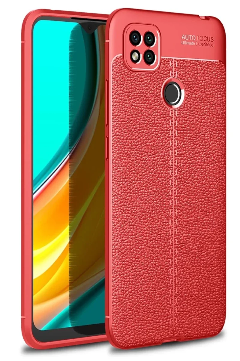 Xiaomi Redmi 9C Kılıf Auto Focus Kapak - Kırmızı Fiyatı, Yorumları ve Özellikleri