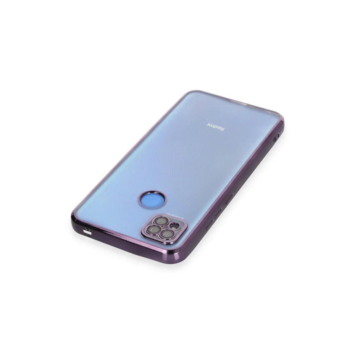Xiaomi Redmi 9C Kılıf Razer Lensli Silikon - Mor Xiaomi Redmi 9C Kılıf Razer Lensli Silikon - Mor
