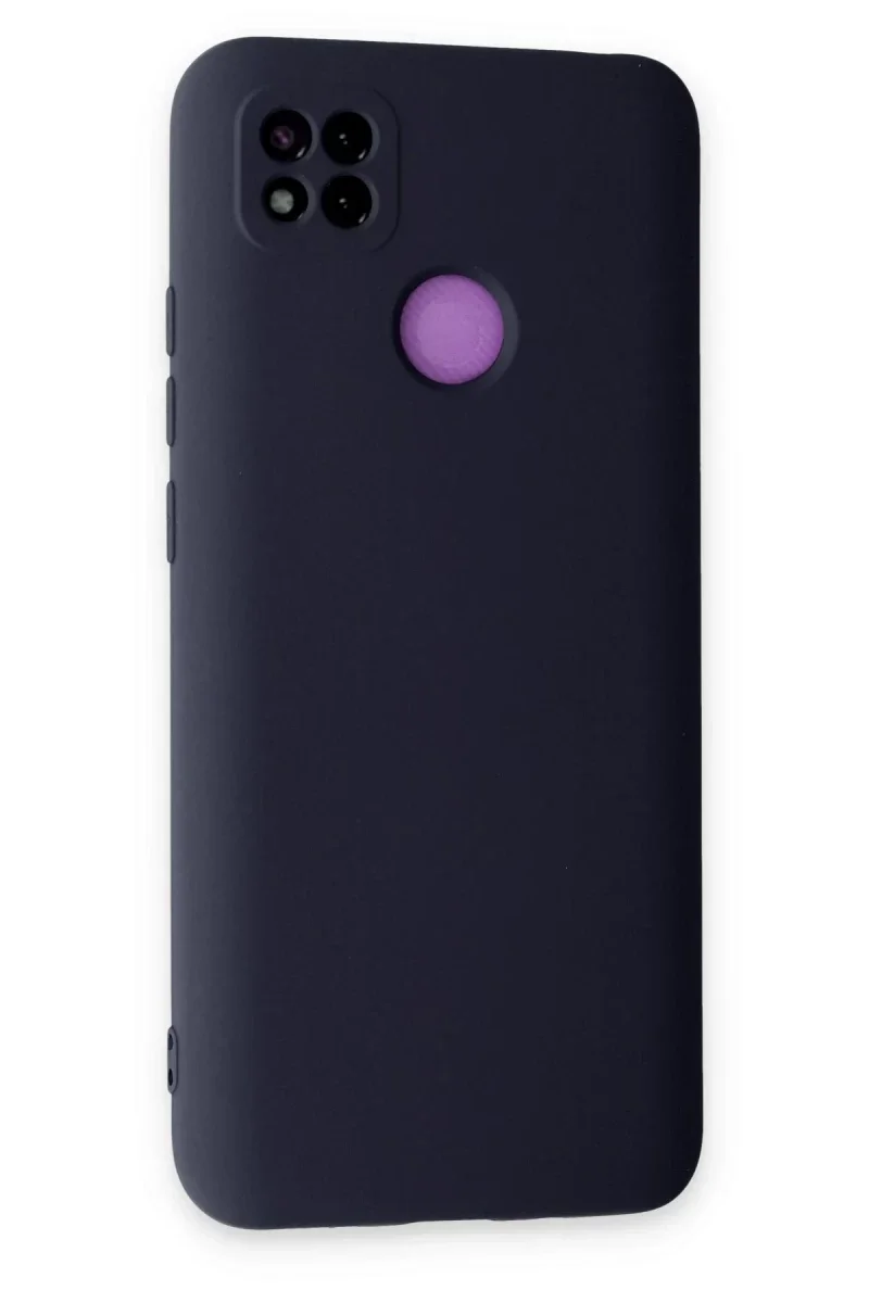 Xiaomi Redmi 9C Kılıf Nano içi Kadife Silikon - Lacivert Xiaomi Redmi 9C Kılıf Nano içi Kadife Silikon - Lacivert