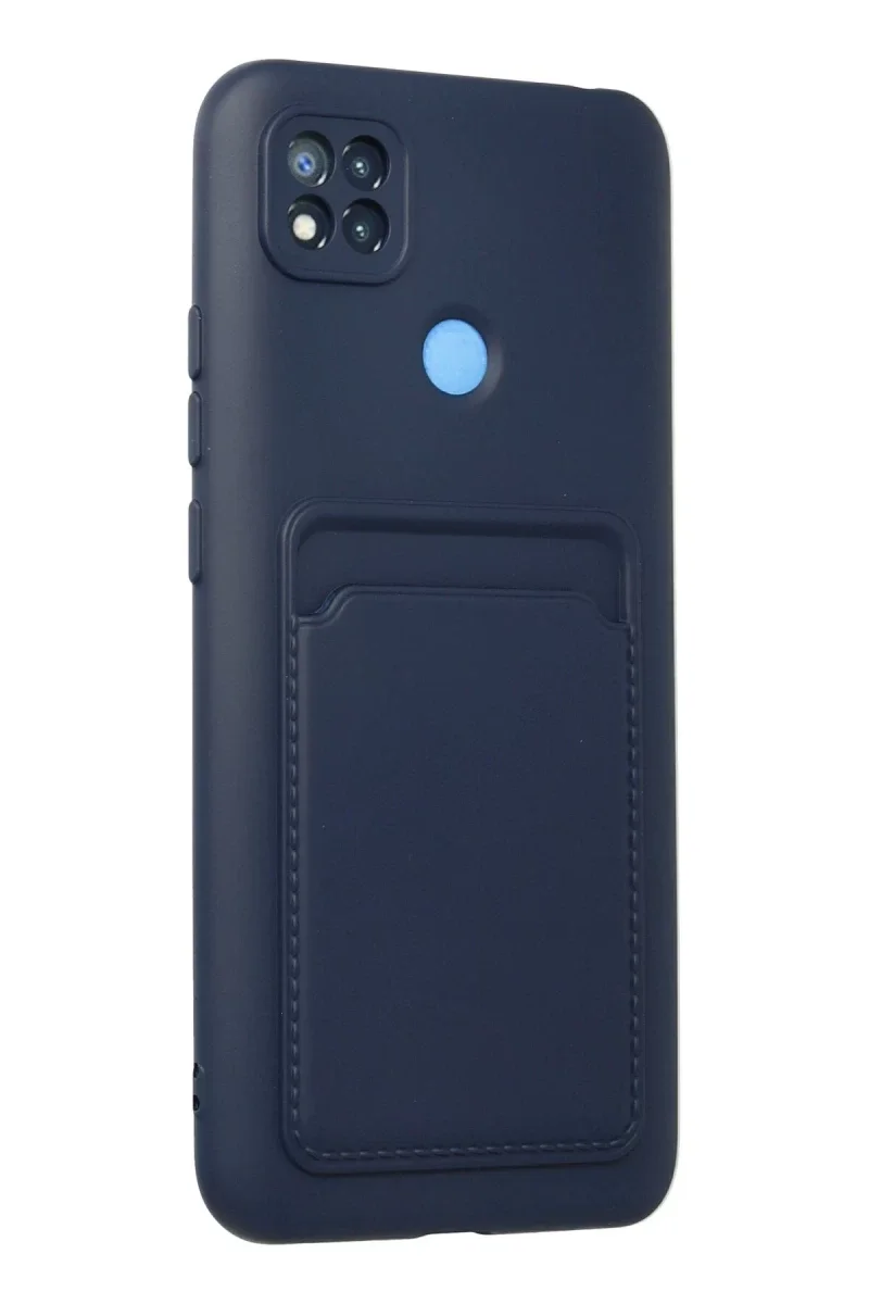 Xiaomi Redmi 9C Kılıf Kelvin Kartvizitli Silikon - Lacivert Xiaomi Redmi 9C Kılıf Kelvin Kartvizitli Silikon - Lacivert
