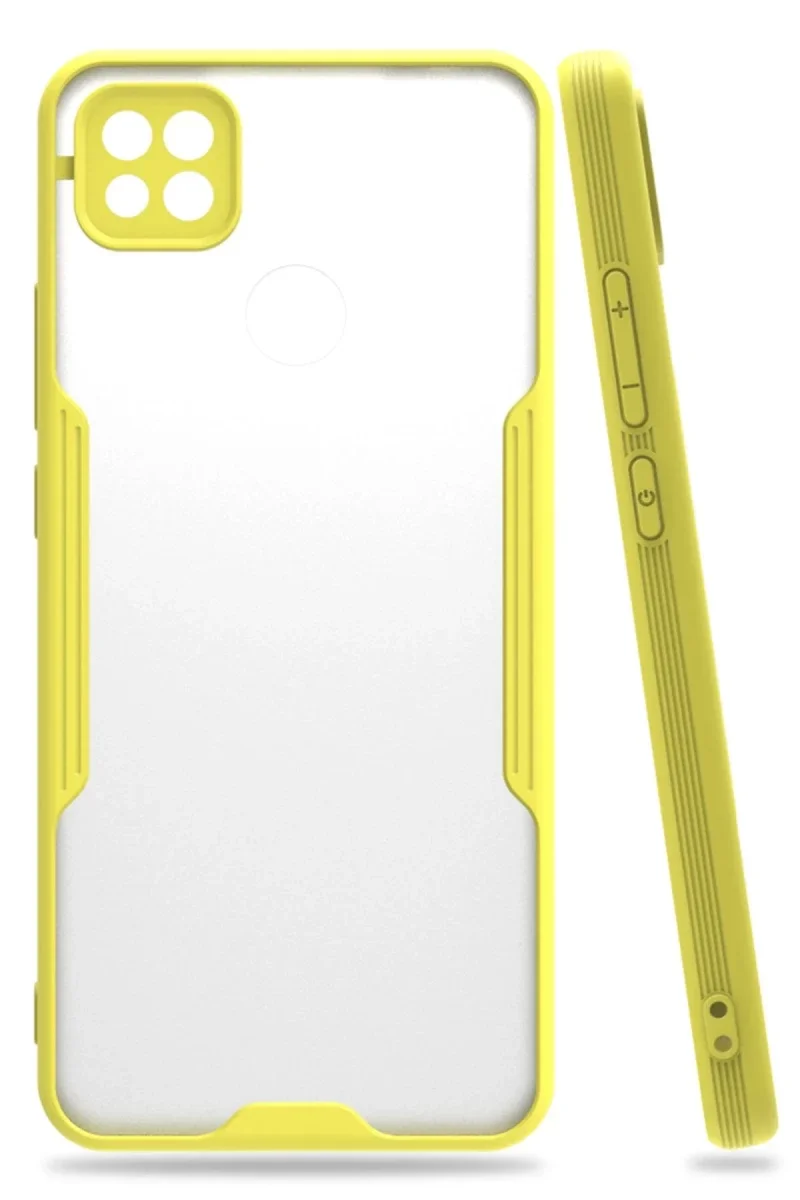 Xiaomi Redmi 9C Kılıf Platin Silikon - Sarı