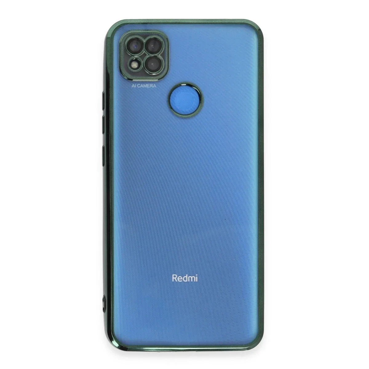 Xiaomi Redmi 9C Kılıf Razer Lensli Silikon - Yeşil Xiaomi Redmi 9C Kılıf Razer Lensli Silikon - Yeşil