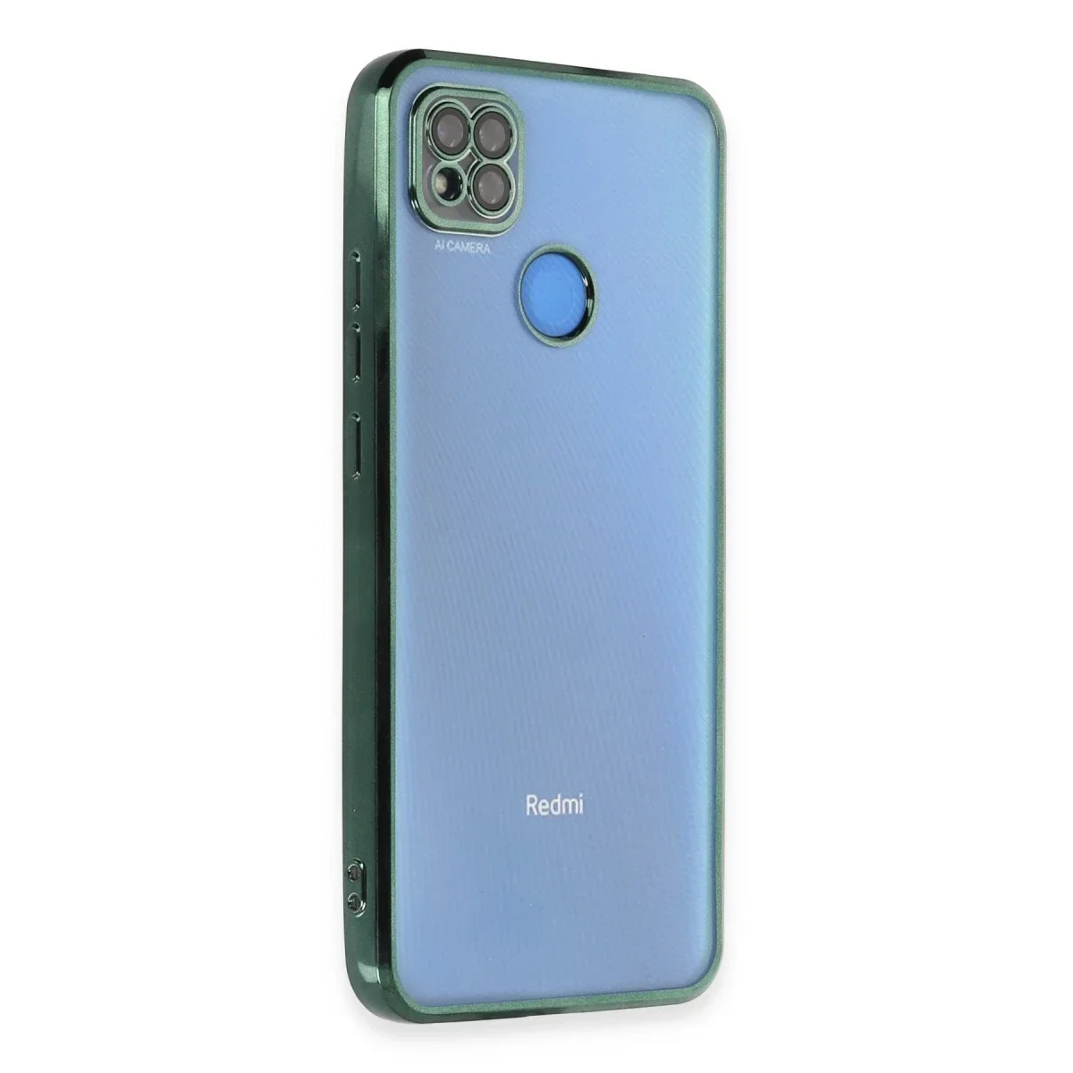 Xiaomi Redmi 9C Kılıf Razer Lensli Silikon - Yeşil Xiaomi Redmi 9C Kılıf Razer Lensli Silikon - Yeşil