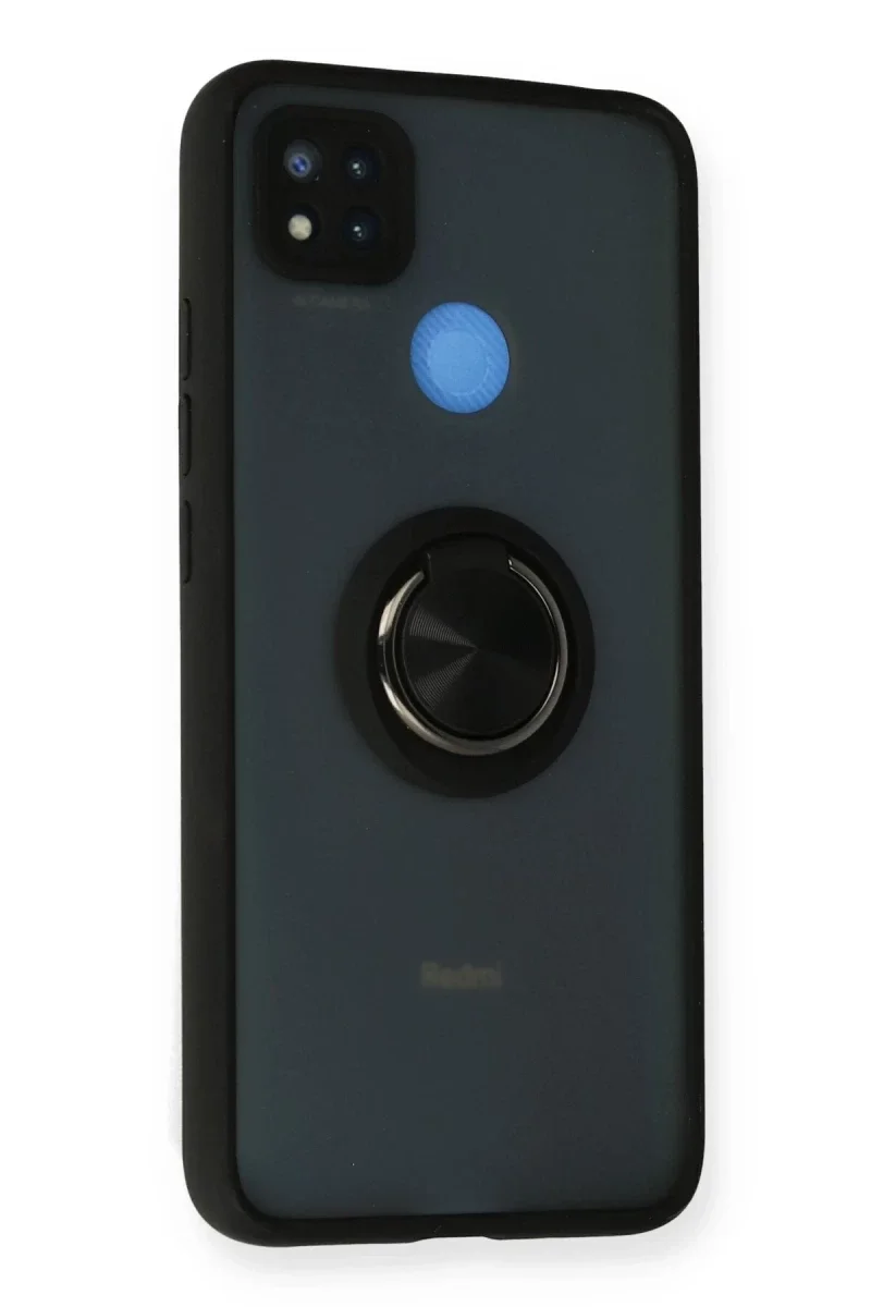 Xiaomi Redmi 9C Kılıf Montreal Yüzüklü Silikon Kapak - Siyah Fiyatı, Yorumları ve Özellikleri