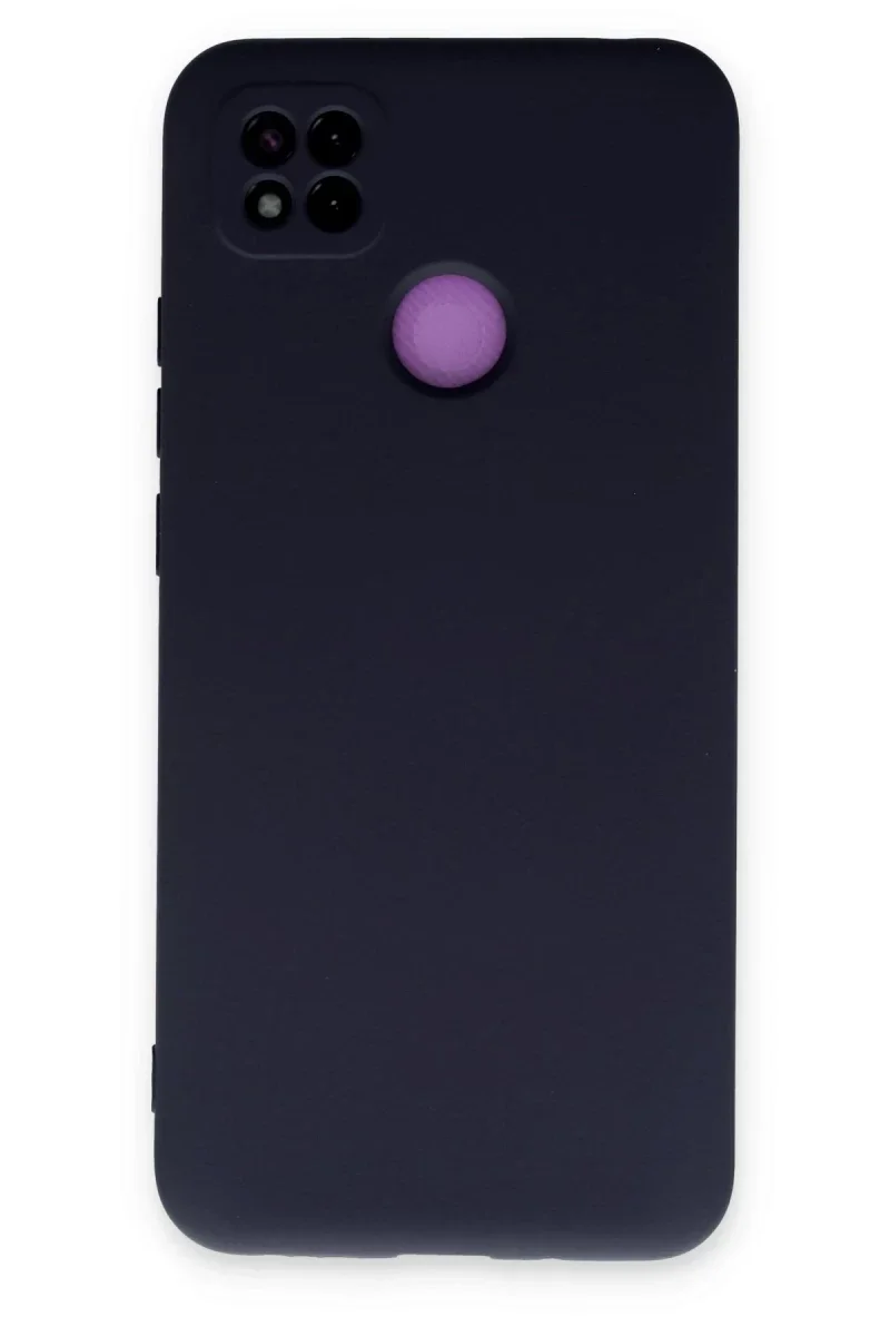 Xiaomi Redmi 9C Kılıf Nano içi Kadife Silikon - Lacivert Xiaomi Redmi 9C Kılıf Nano içi Kadife Silikon - Lacivert