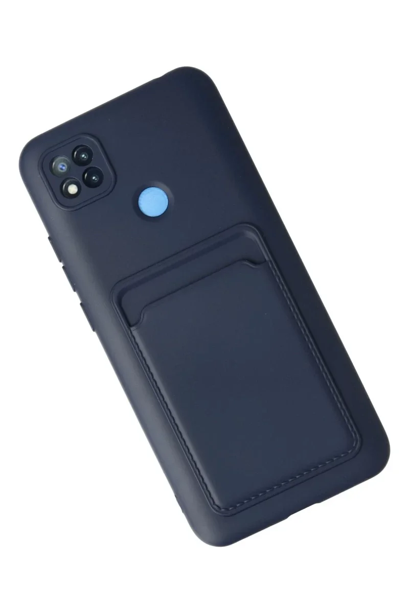 Xiaomi Redmi 9C Kılıf Kelvin Kartvizitli Silikon - Lacivert Xiaomi Redmi 9C Kılıf Kelvin Kartvizitli Silikon - Lacivert