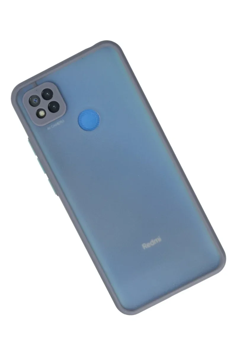 Xiaomi Redmi 9C Kılıf Montreal Silikon Kapak - Gri Xiaomi Redmi 9C Kılıf Montreal Silikon Kapak - Gri