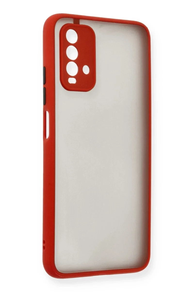 Xiaomi Redmi 9T Kılıf Montreal Silikon Kapak - Kırmızı Xiaomi Redmi 9T Kılıf Montreal Silikon Kapak - Kırmızı