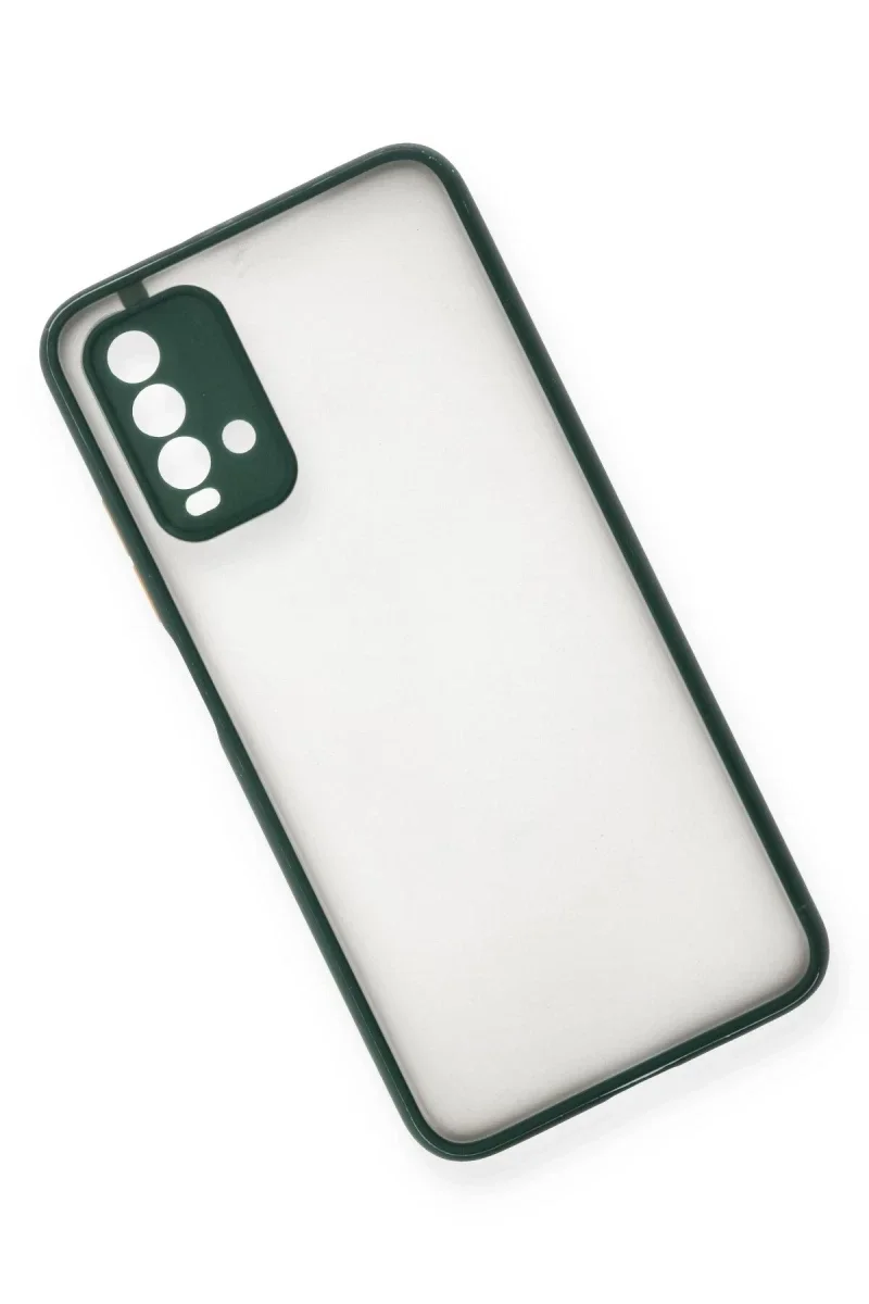 Xiaomi Redmi 9T Kılıf Montreal Silikon Kapak - Yeşil Xiaomi Redmi 9T Kılıf Montreal Silikon Kapak - Yeşil