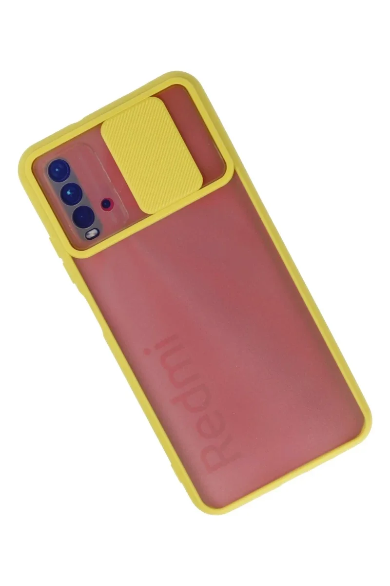 Xiaomi Redmi 9T Kılıf Palm Buzlu Kamera Sürgülü Silikon - Sarı Fiyatı, Yorumları ve Özellikleri