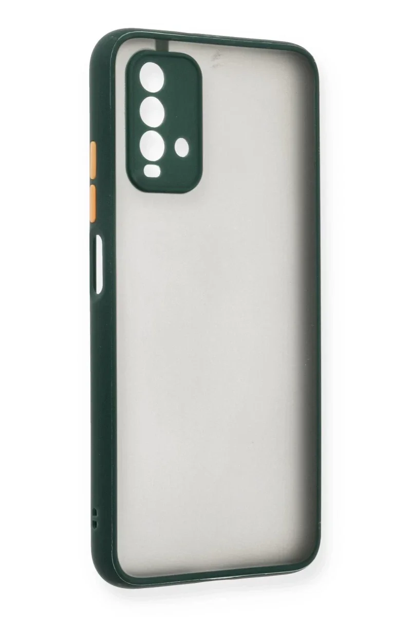 Xiaomi Redmi 9T Kılıf Montreal Silikon Kapak - Yeşil Xiaomi Redmi 9T Kılıf Montreal Silikon Kapak - Yeşil