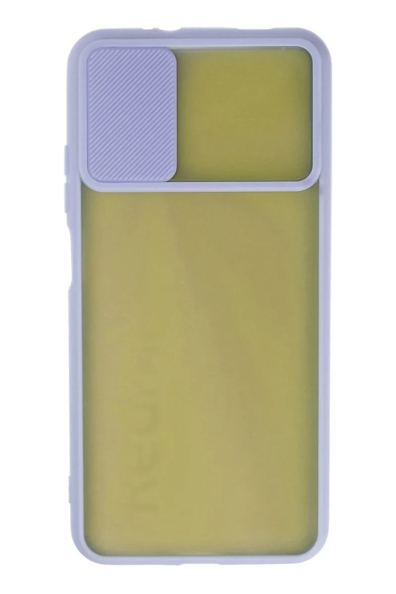 Xiaomi Redmi 9T Kılıf Palm Buzlu Kamera Sürgülü Silikon - Lila Xiaomi Redmi 9T Kılıf Palm Buzlu Kamera Sürgülü Silikon - Lila