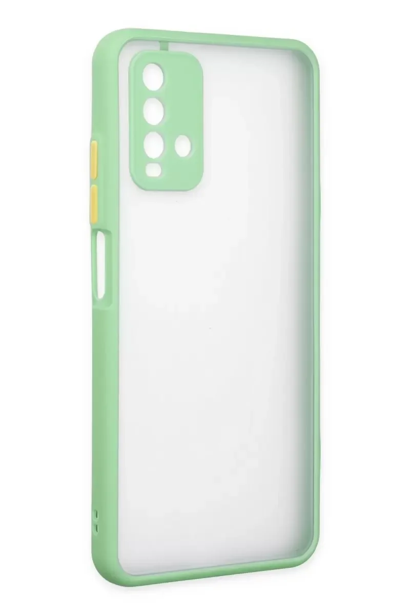 Xiaomi Redmi 9T Kılıf Montreal Silikon Kapak - Turkuaz Xiaomi Redmi 9T Kılıf Montreal Silikon Kapak - Turkuaz