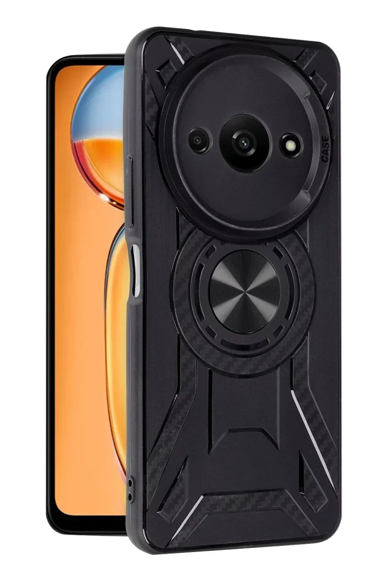 Xiaomi Redmi A3 4G Kılıf Lincoln Silikon - Siyah