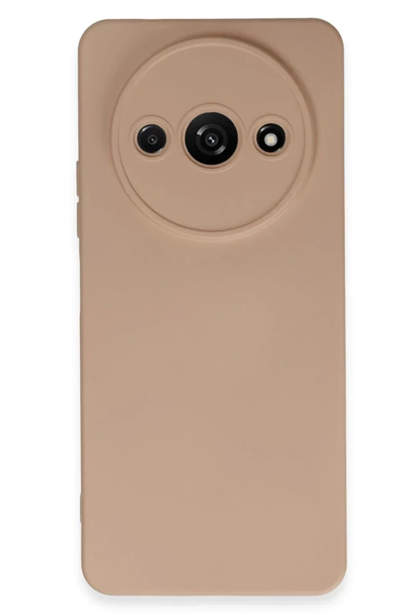 Xiaomi Redmi A3 4G Kılıf Nano içi Kadife Silikon - Pudra Xiaomi Redmi A3 4G Kılıf Nano içi Kadife Silikon - Pudra