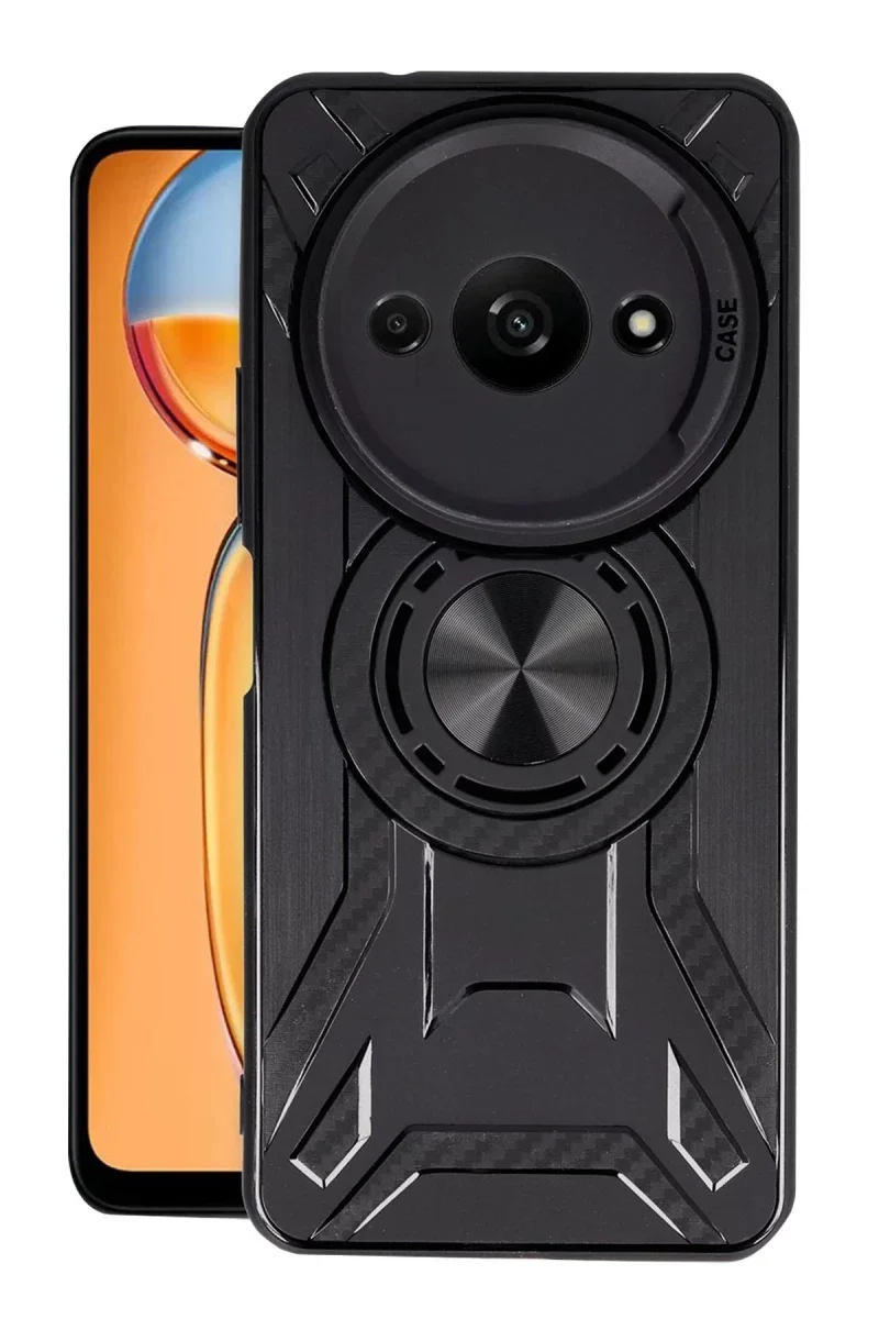 Xiaomi Redmi A3 4G Kılıf Lincoln Silikon - Siyah