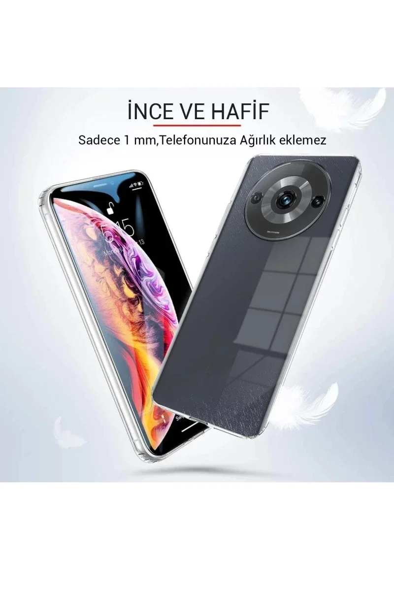 Xiaomi Redmi A3 4G Kılıf Lüx Şeffaf Silikon Xiaomi Redmi A3 4G Kılıf Lüx Şeffaf Silikon
