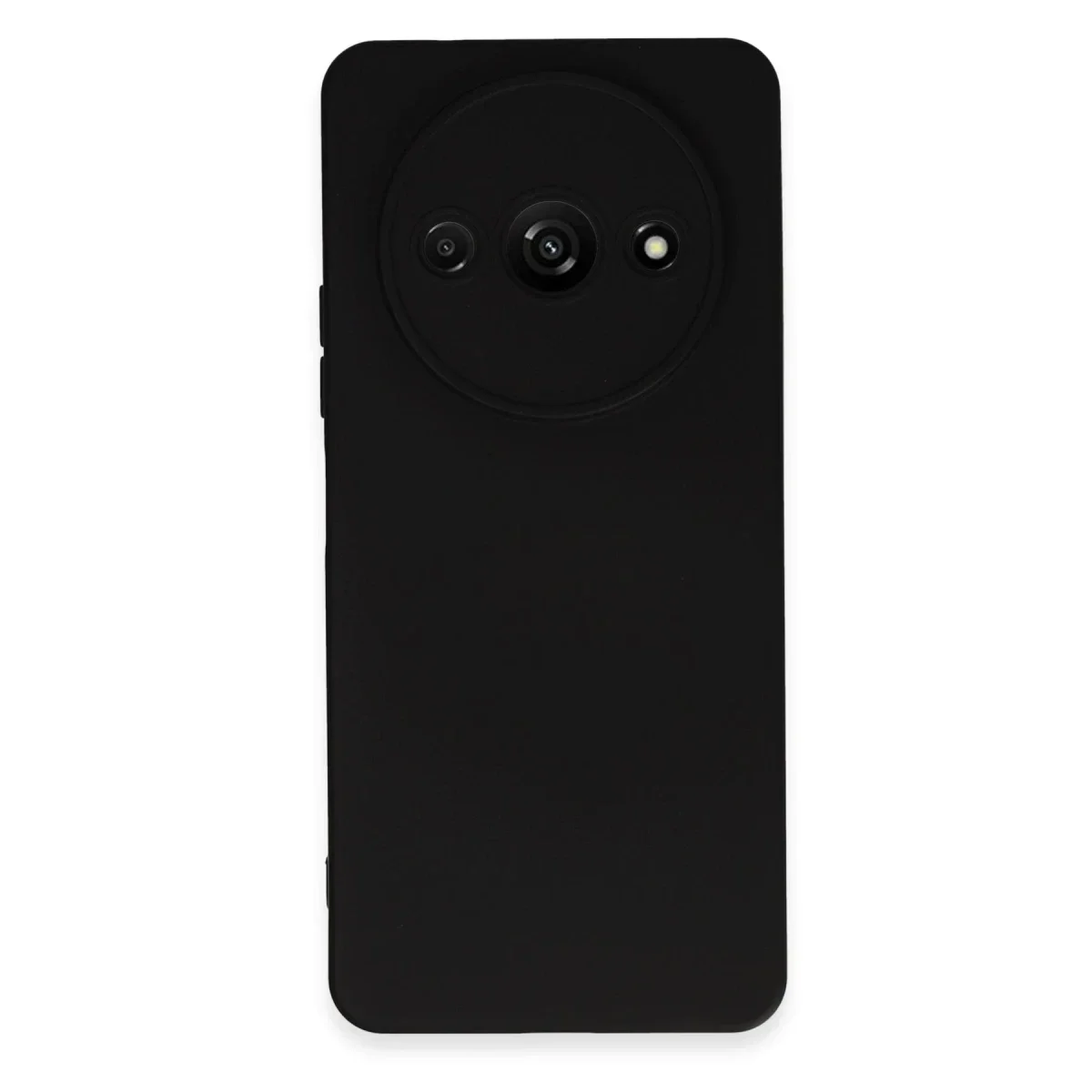 Xiaomi Redmi A3 4G Kılıf Nano içi Kadife Silikon - Siyah