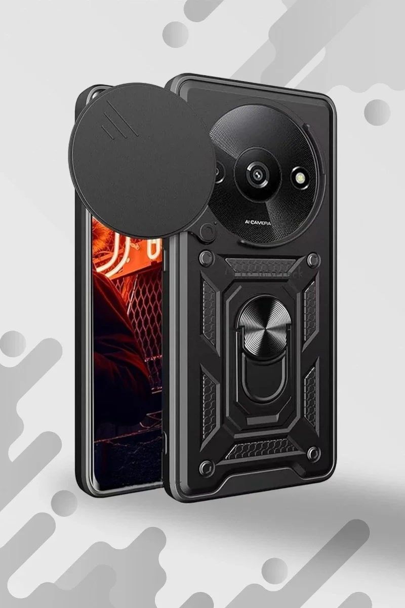 Xiaomi Redmi A3 4G Kılıf Pars Lens Yüzüklü Silikon - Gümüş Fiyatı, Yorumları ve Özellikleri