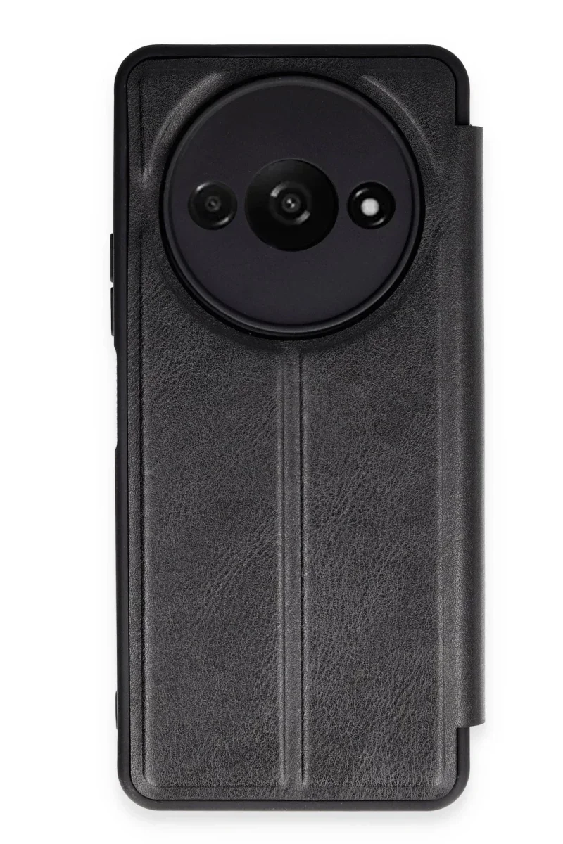 Xiaomi Redmi A3 4G Kılıf Flip Cover - Siyah
