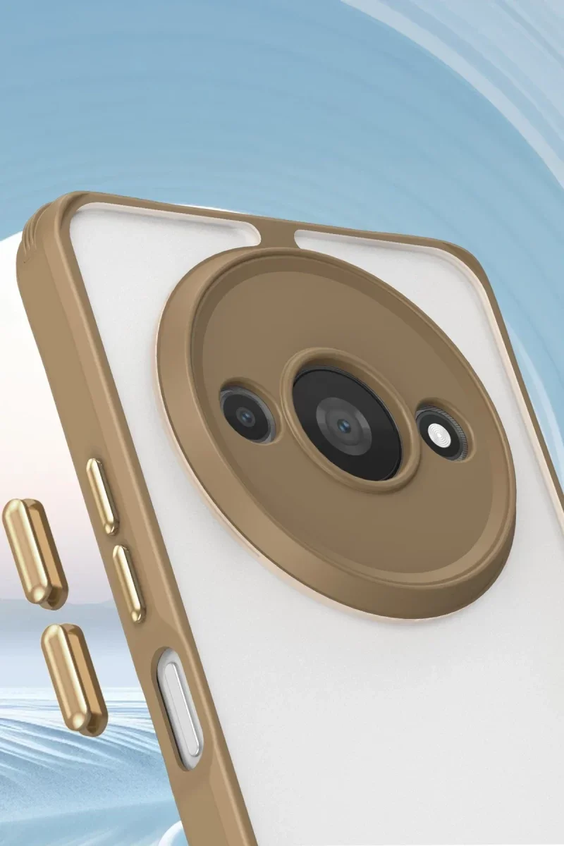 Xiaomi Redmi A3 4G Kılıf Penta Silikon Kılıf - Çöl Titanyum