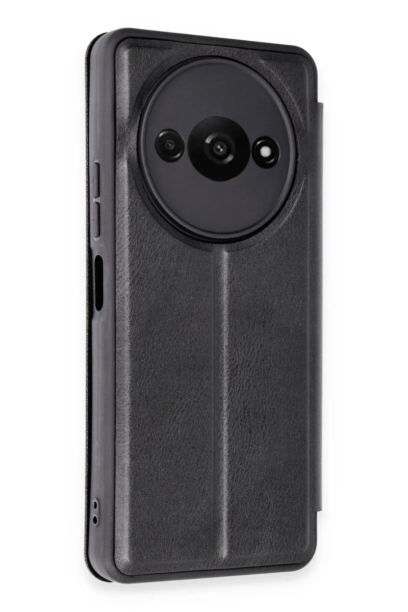 Xiaomi Redmi A3 4G Kılıf Flip Cover - Siyah