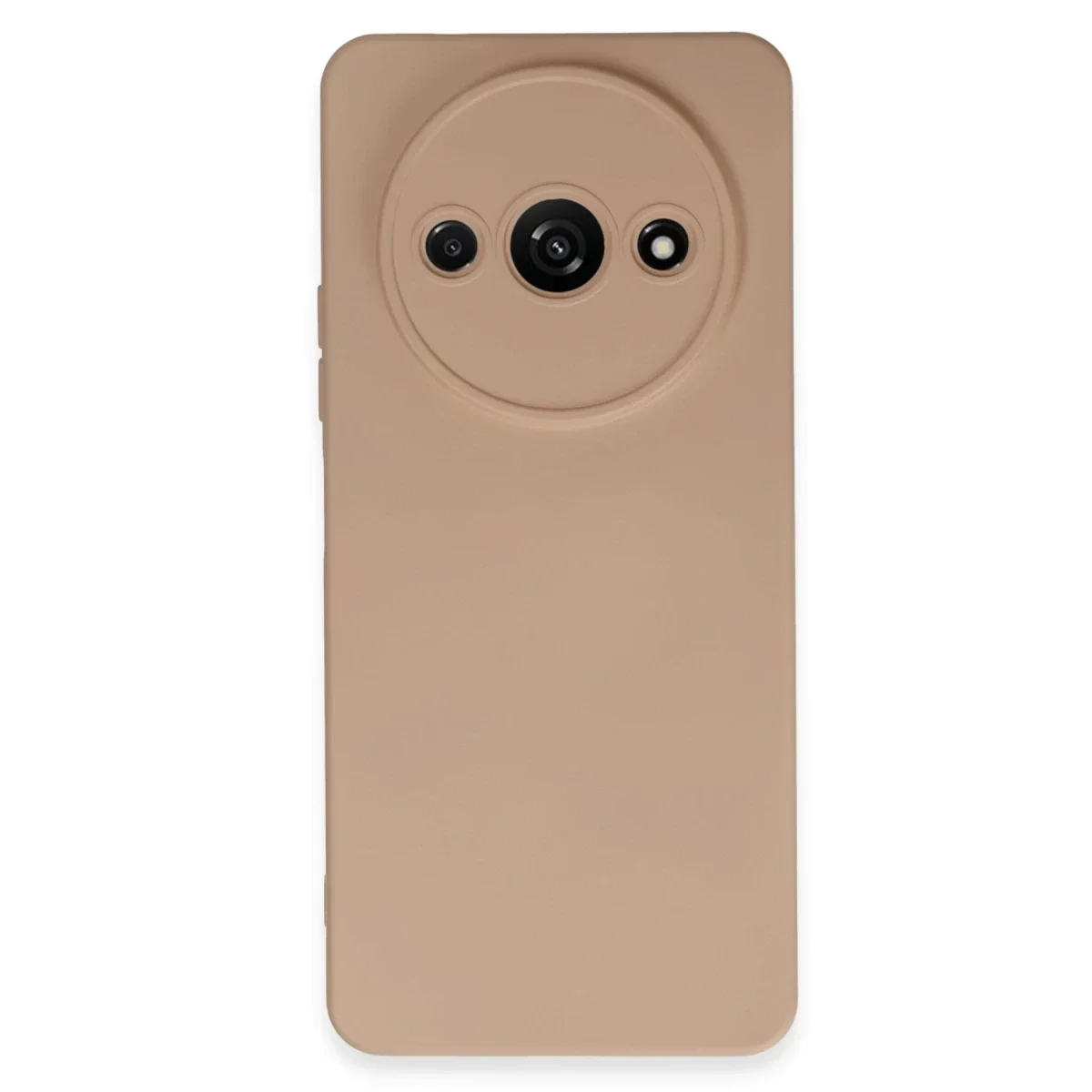 Xiaomi Redmi A3 4G Kılıf Nano içi Kadife Silikon - Pudra Xiaomi Redmi A3 4G Kılıf Nano içi Kadife Silikon - Pudra