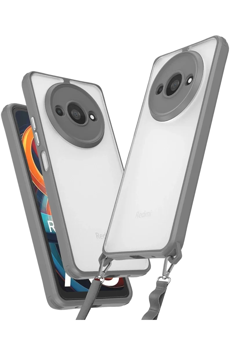 Xiaomi Redmi A3 4G Kılıf Penta Silikon Kılıf - Titan Gri Xiaomi Redmi A3 4G Kılıf Penta Silikon Kılıf - Titan Gri
