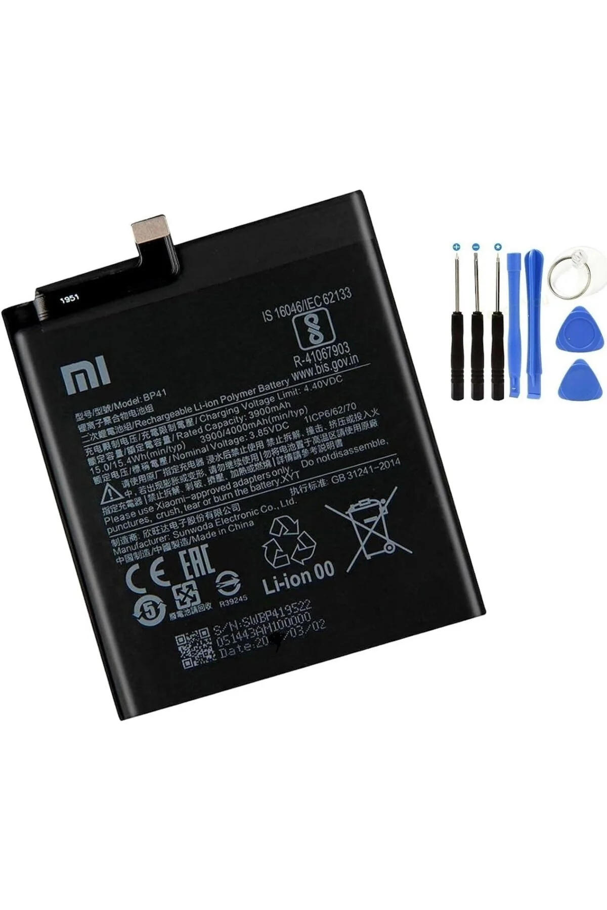 Xiaomi Redmi K20 Pro Batarya Pil + Tamir Seti Bp41