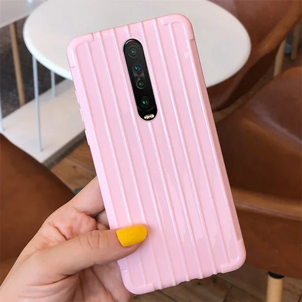 Xiaomi Redmi K30 Silikon Kılıf Darbe Emici Trunk Lines - Antisok Koruyucu