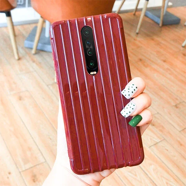 Xiaomi Redmi K30 Silikon Kılıf Darbe Emici Trunk Lines - Antisok Koruyucu