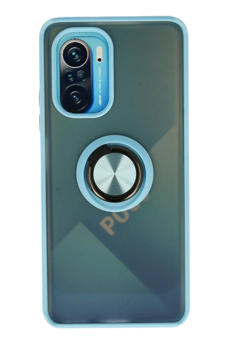 Xiaomi Redmi K40 Kılıf Montreal Yüzüklü Silikon Kapak - Buz Mavi Fiyatı, Yorumları ve Özellikleri