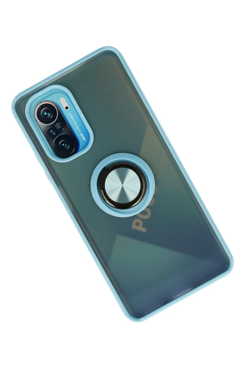 Xiaomi Redmi K40 Kılıf Montreal Yüzüklü Silikon Kapak - Buz Mavi Fiyatı, Yorumları ve Özellikleri
