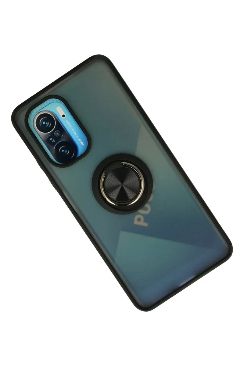 Xiaomi Redmi K40 Kılıf Montreal Yüzüklü Silikon Kapak - Siyah Fiyatı, Yorumları ve Özellikleri