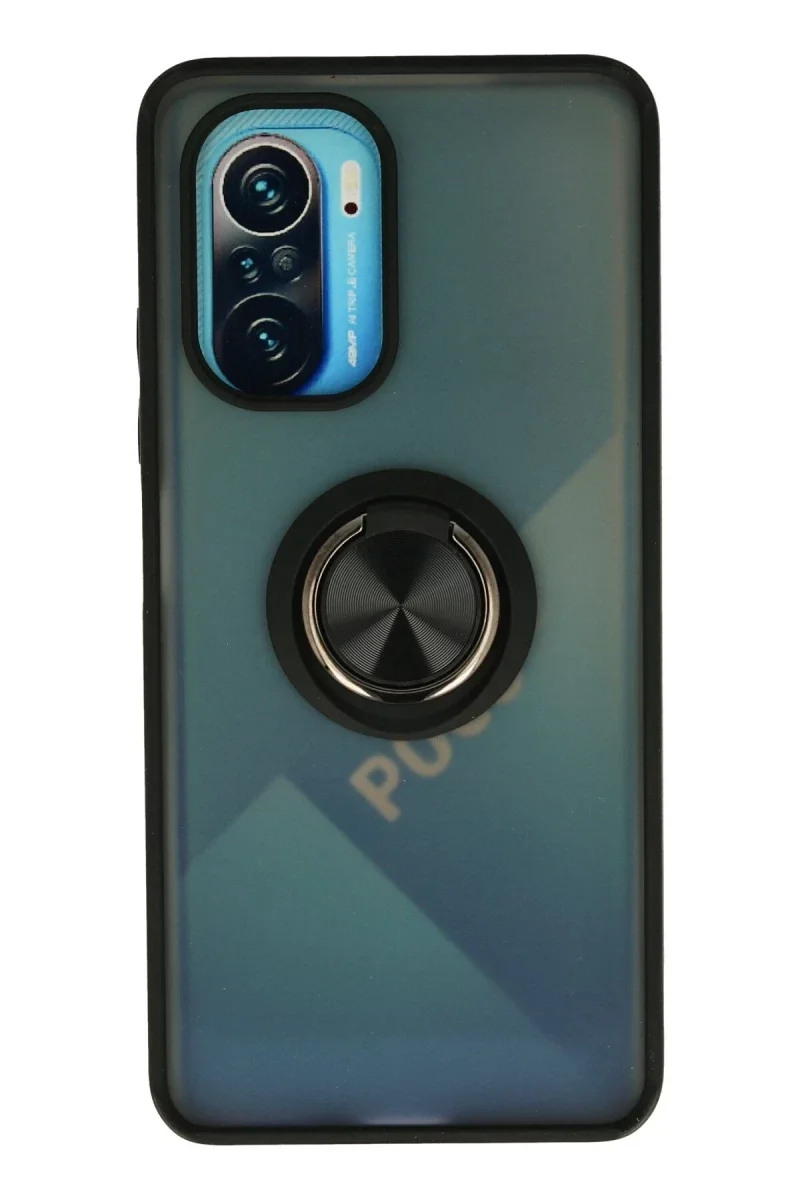 Xiaomi Redmi K40 Kılıf Montreal Yüzüklü Silikon Kapak - Siyah Fiyatı, Yorumları ve Özellikleri