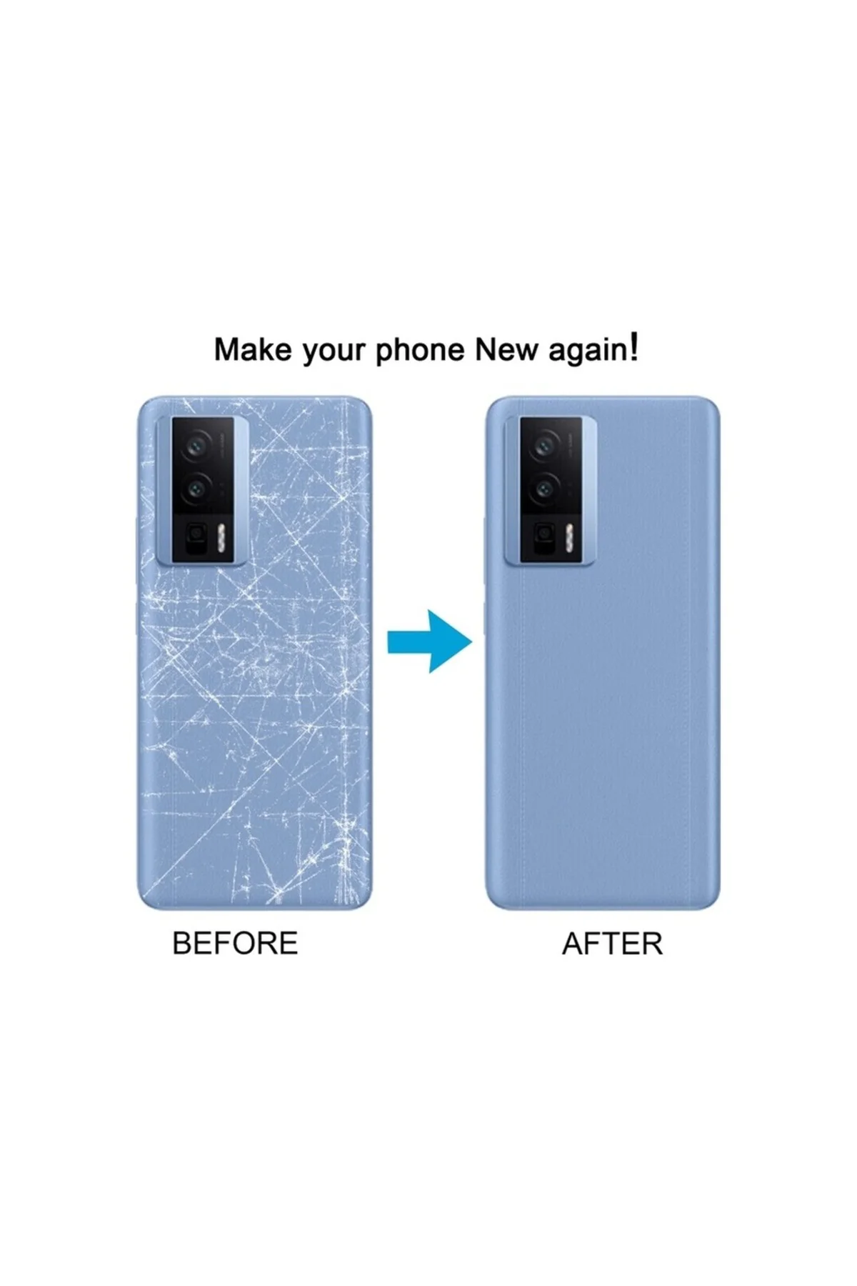 Xiaomi Redmi K60 Pil Arka Kapağı Beyaz