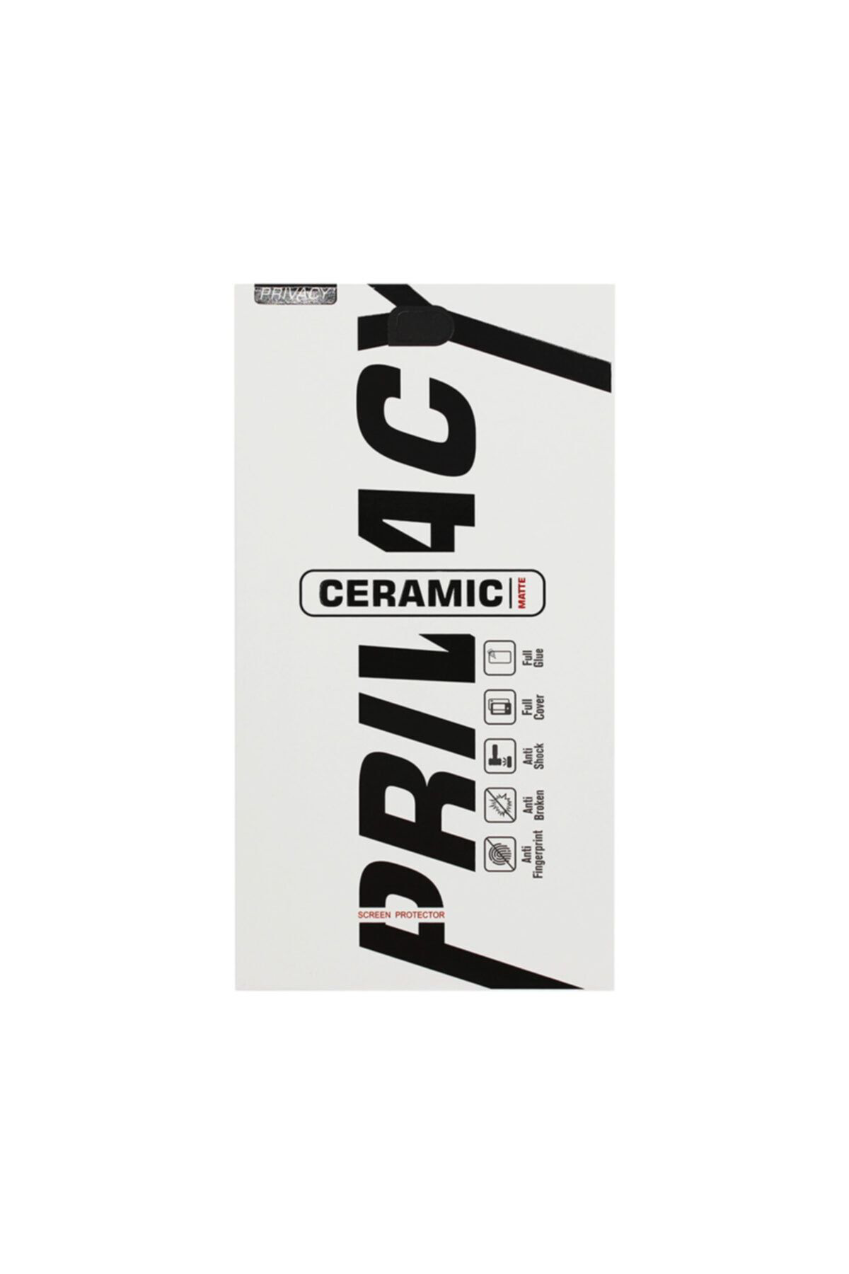 Xiaomi Redmi Note 9 Pro Gizlilik Filtreli Privacy Mat Seramik Hay