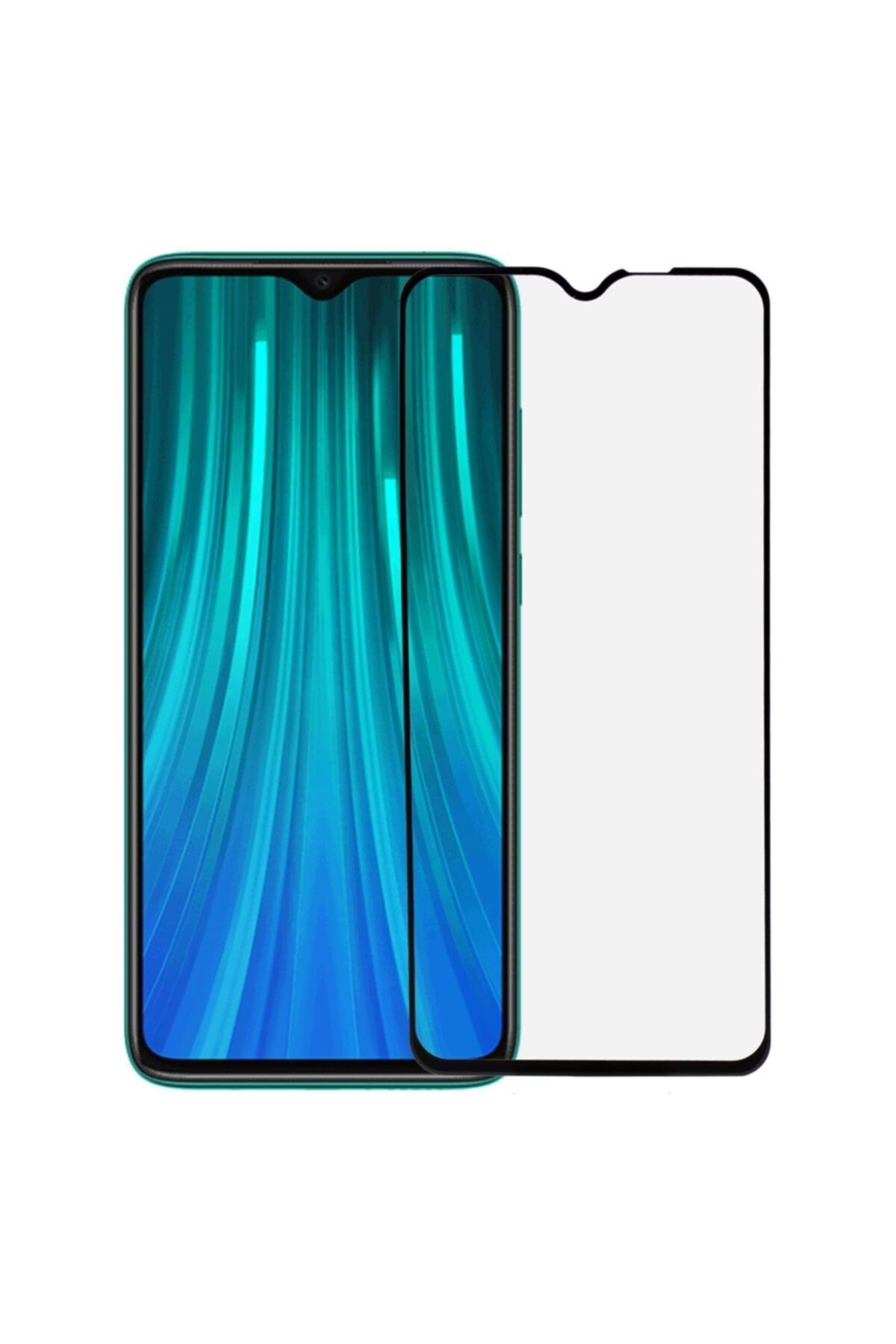 Xiaomi Redmi Note 8 Pro Siyah 6d Renkli Nano Ekran Koruyucu Tam K