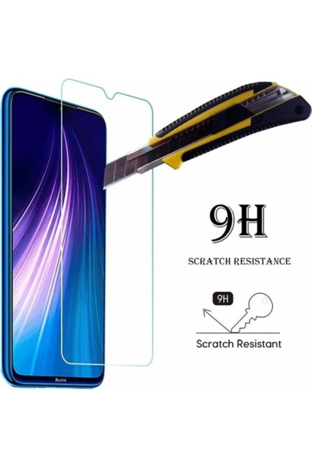Just Cheap Store Xiaomi Redmi Note 8 Uyumlu Premium Ekran Koruyucu 9H Sert Temperl