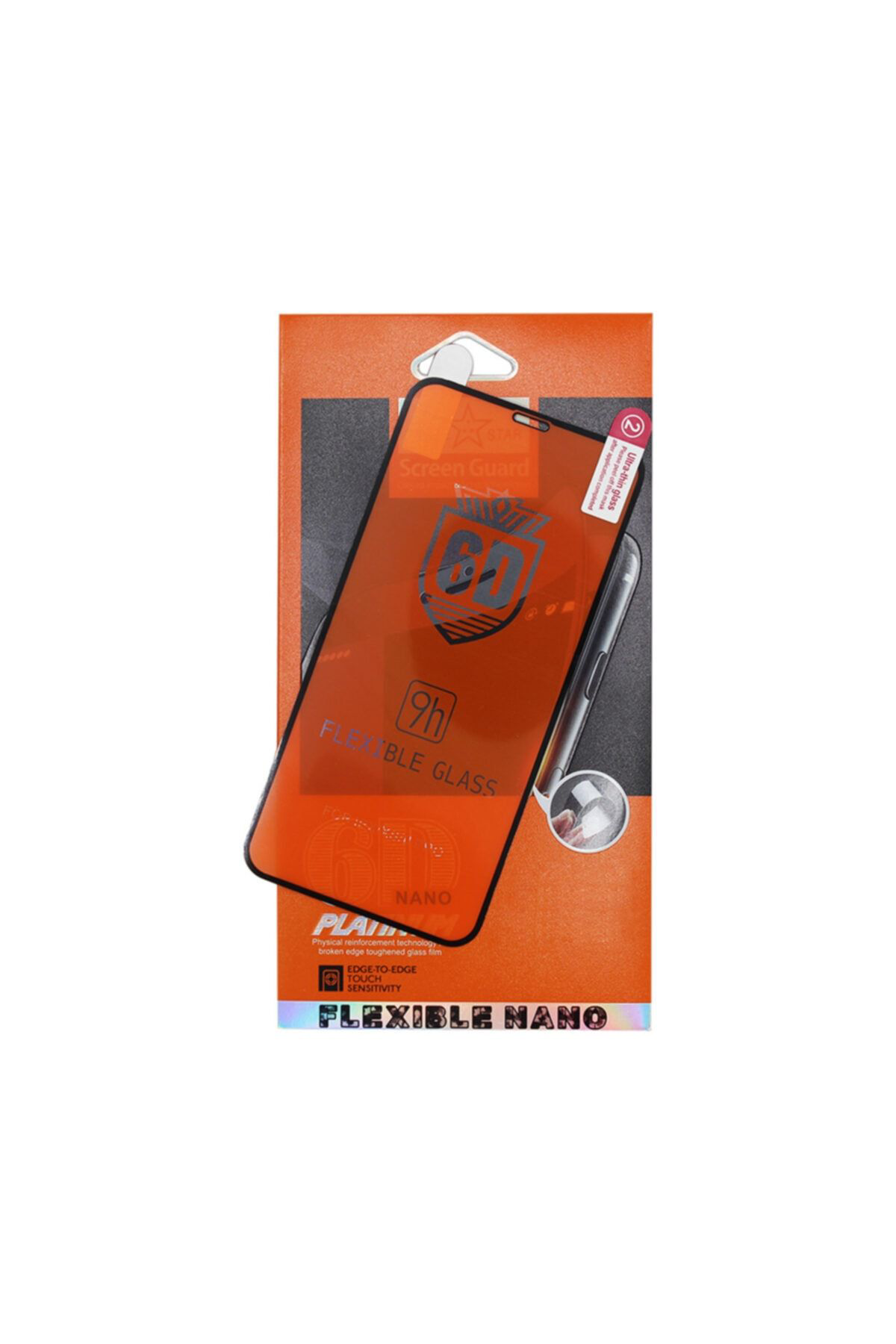 Xiaomi Redmi Note 8 Siyah 6d Renkli Nano Ekran Koruyucu Tam Kapla