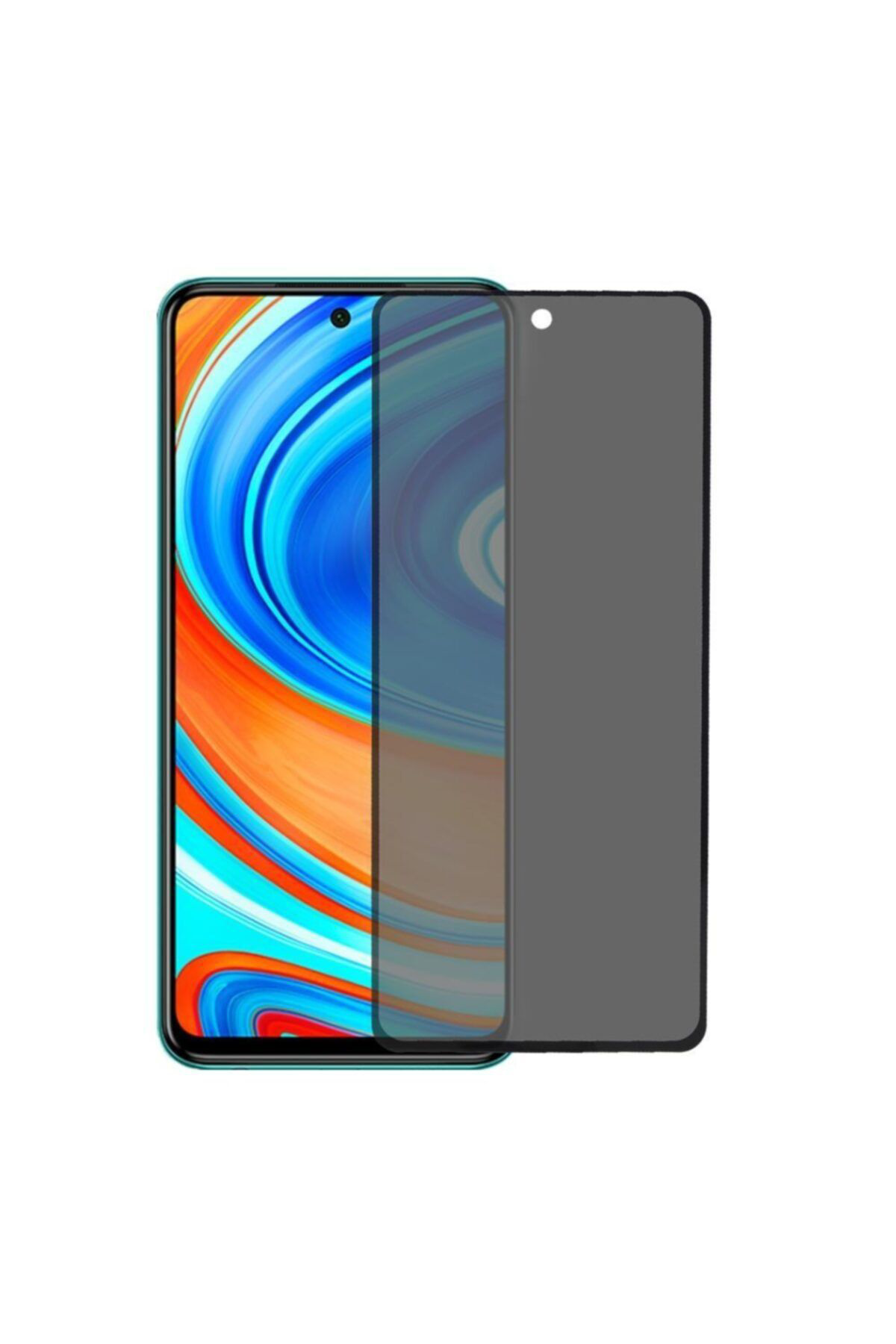 Xiaomi Redmi Note 9 Pro Gizlilik Filtreli Privacy Mat Seramik Hay