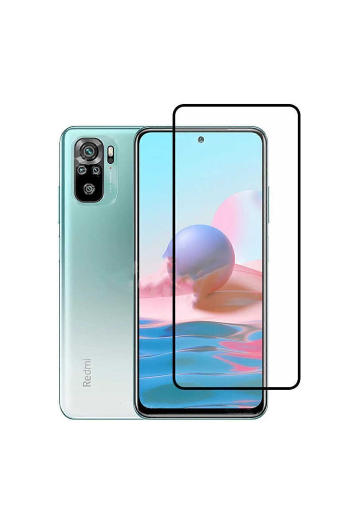 Xiaomi Redmi Note 10 / 10s Uyumlu Nano Temperli Cam Full Ekran Ko