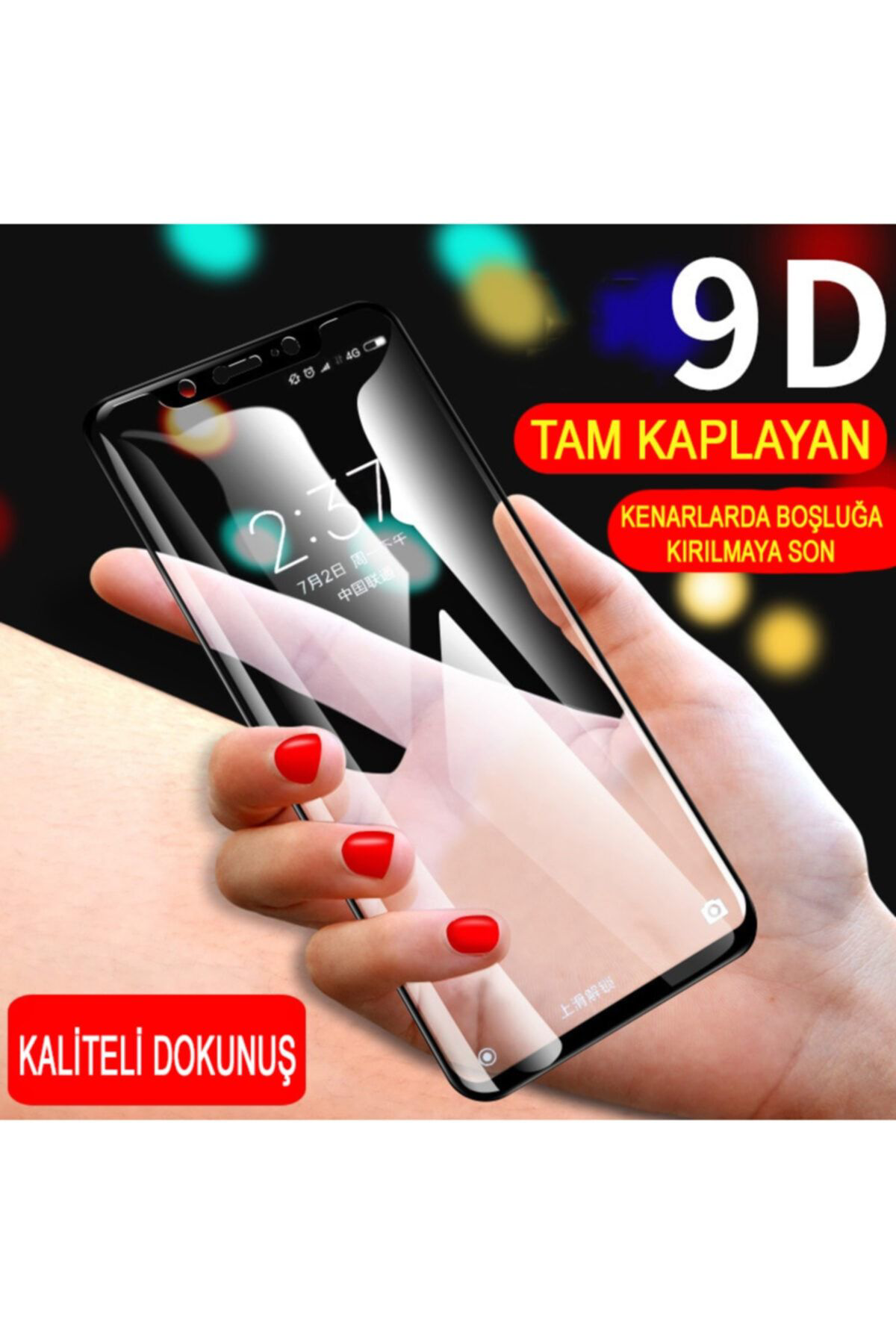 Xiaomi Redmi Note 8 Siyah Tam Kaplayan Ekran Koruyucu