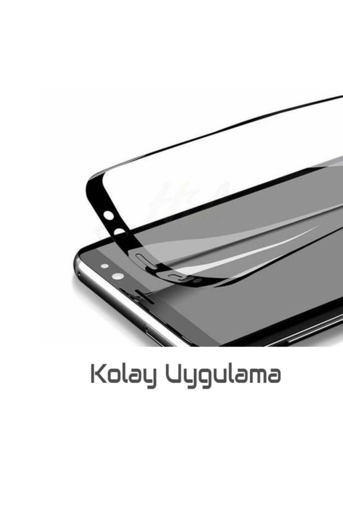Xiaomi Redmi Note 8 Siyah 6d Renkli Nano Ekran Koruyucu Tam Kapla