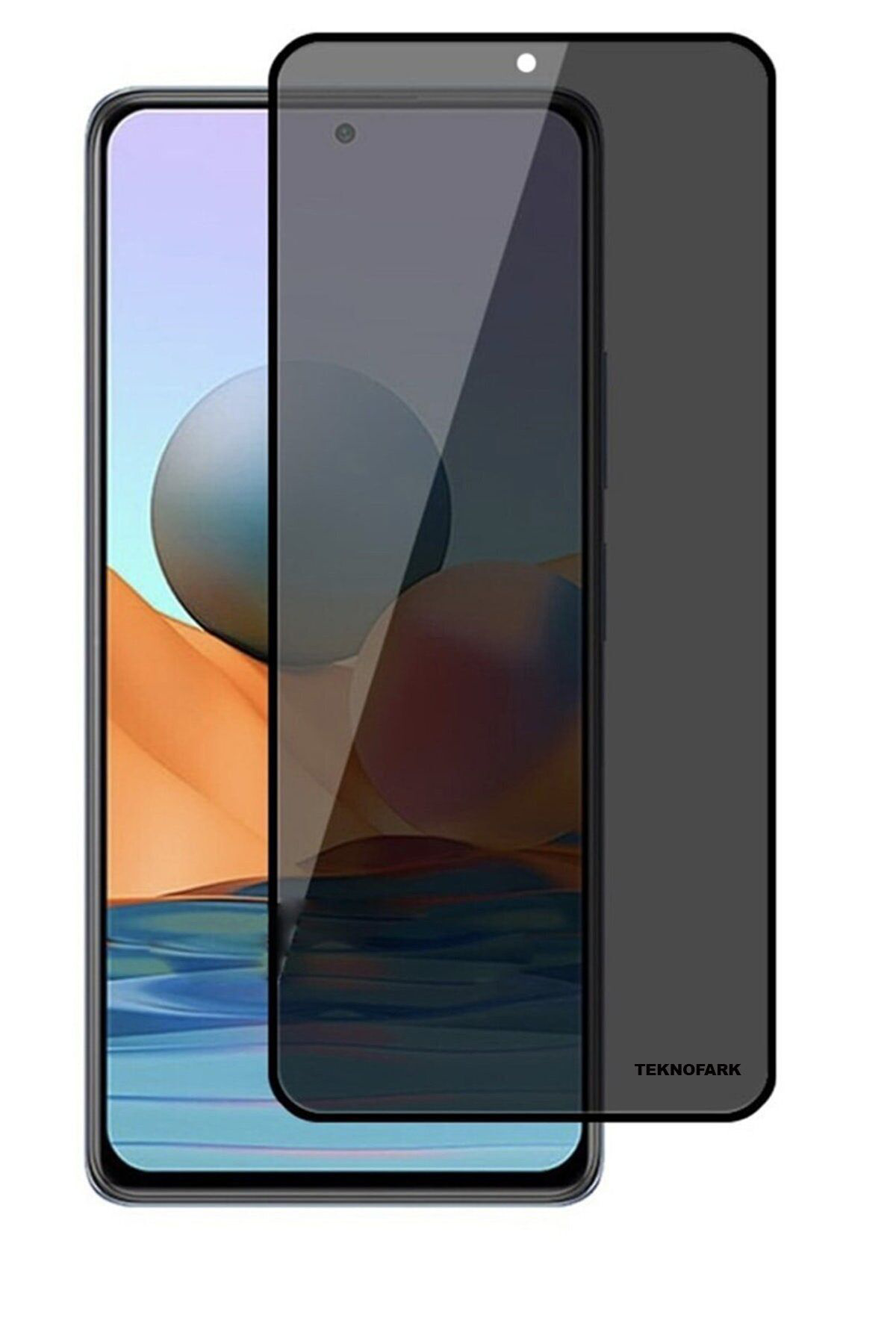Xiaomi Redmi Note 9 Uyumlu Hayalet Privacy Gizlilik Filitreli Ful